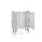 Manhattan Comfort Bogart Accent Cabinet in White and Nature 255BMC6 - alternate 9